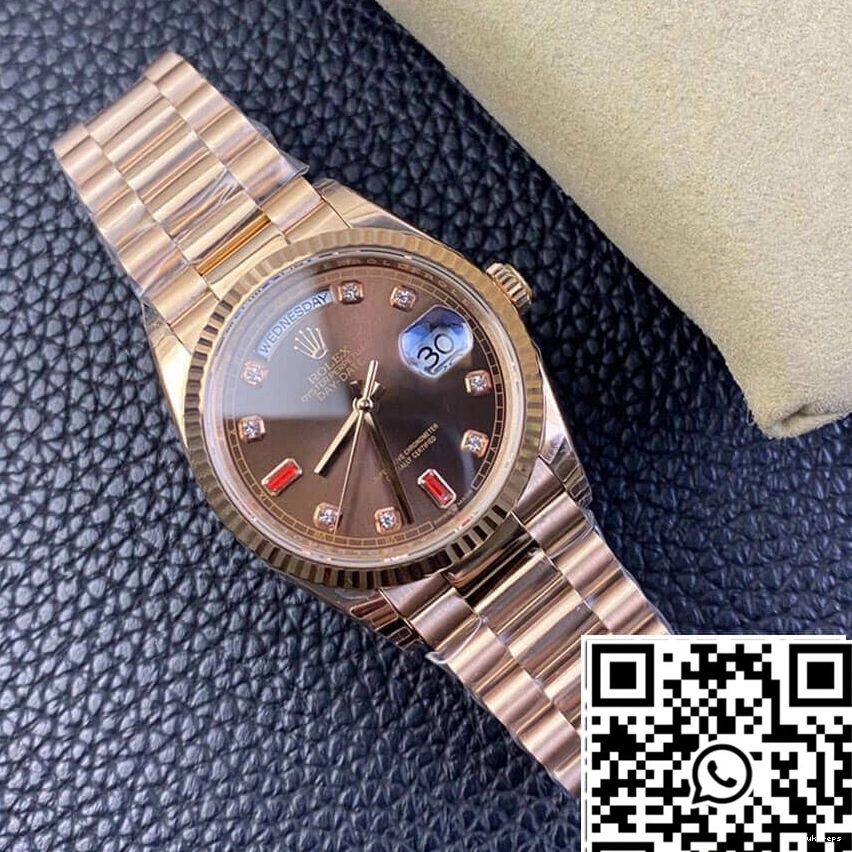 Rolex Day 118235 Gold Rose Date Factory EW 0106